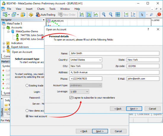 Проекты в MetaEditor и синтетические инструменты в MetaTrader 5 build 1730