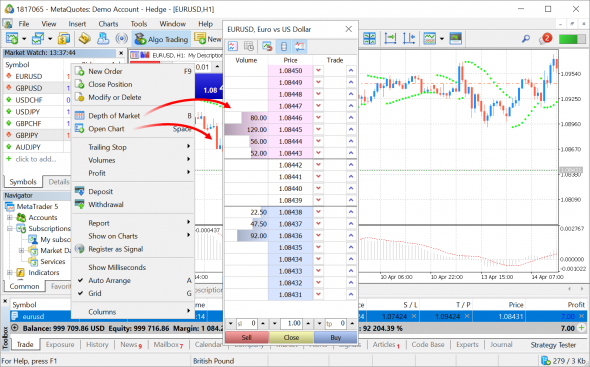 MetaTrader 5 build 2450: Сервис "Подписки", улучшения в интерфейсе, Питон и апгрейд MetaEditor