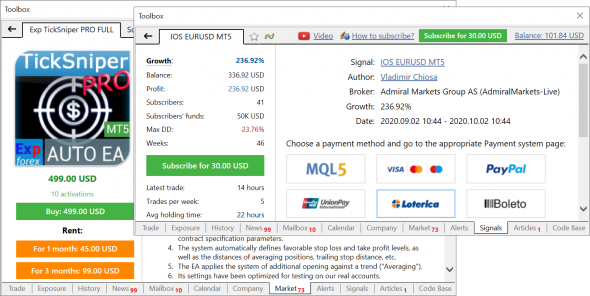 MetaTrader 5 build 2615: Фундаментальный анализ и комплексный критерий в тестере стратегий