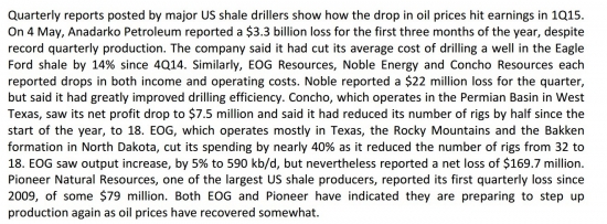 Will stop decreasing of crude oil price?