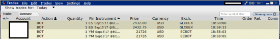 Buy /es (e-mini S&P 500) по 2432