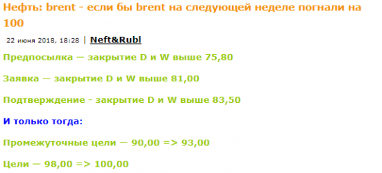 Нефть: brent - опять "75"