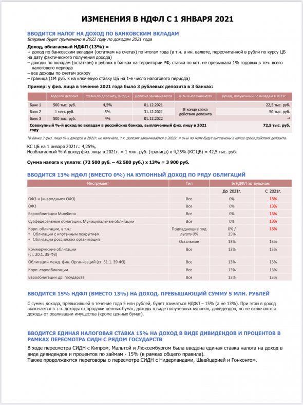 Мы будем платить больше налогов в 2021