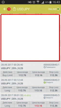 Сделка на японской йене на FOREX (USDJPY) и на фьючерсах CME Group (6J 12-17) 28.09.2017