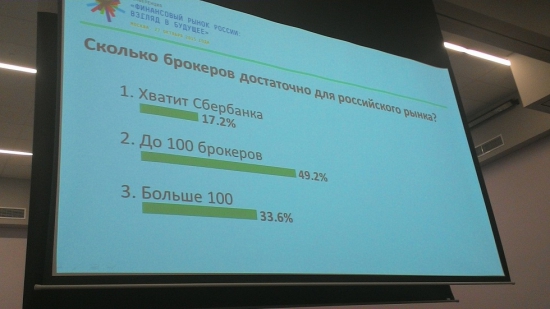 Фото с конференции в Сколково "ФИНАНСОВЫЙ РЫНОК В РОССИИ: ВЗГЛЯД В БУДУЩЕЕ".