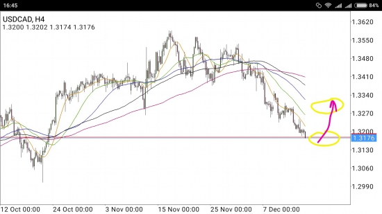 USD/CAD - прогулка вверх и вновь падение