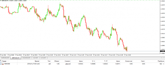Торговый план на 28.01.2016 г. ЕВРО, ФУНТ, ЗОЛОТО, НЕФТЬ