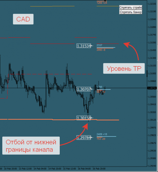 Авторский индикатор уровней спроса и предложения 17.02.2017