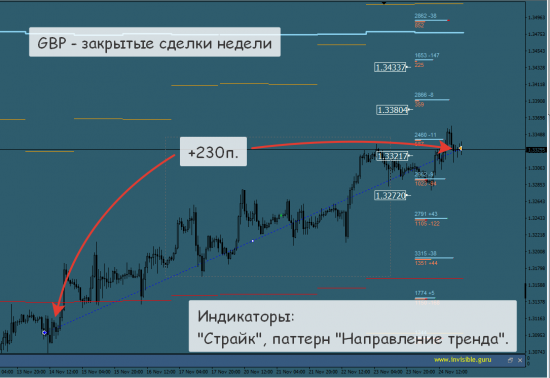 Итоги торговой недели по индикаторам СиП и Страйк. 20/11-24/11