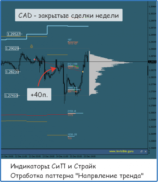 Итоги торговой недели по индикаторам СиП и Страйк, Импульсная Стратегия. 11/12-15/12