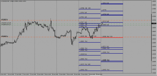 EurUsd  Cme Options Hedge Levels 23.01.2017