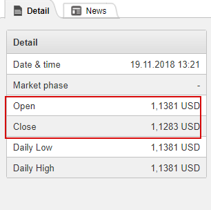 InterBank EurUsd Trade 19.11.2018