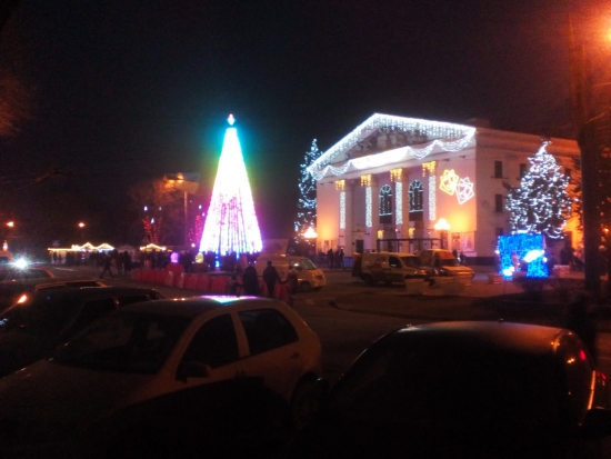 Вышел вечером прогуляться по городу