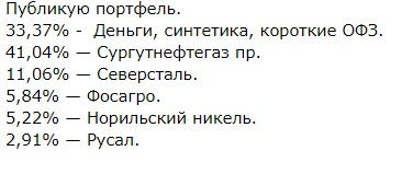 Портфель и мысли по рынку или не ходите дети в Африку гулять.