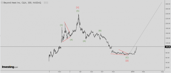 Beyond Meat. Волновой анализ.