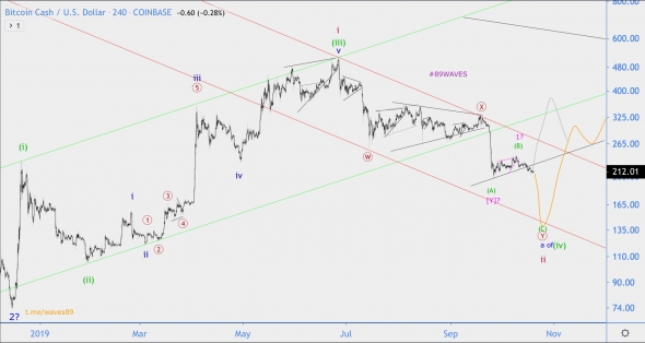 Волновой анализ BCH/USD