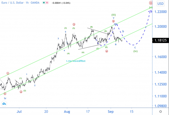 Волновой анализ EUR/USD