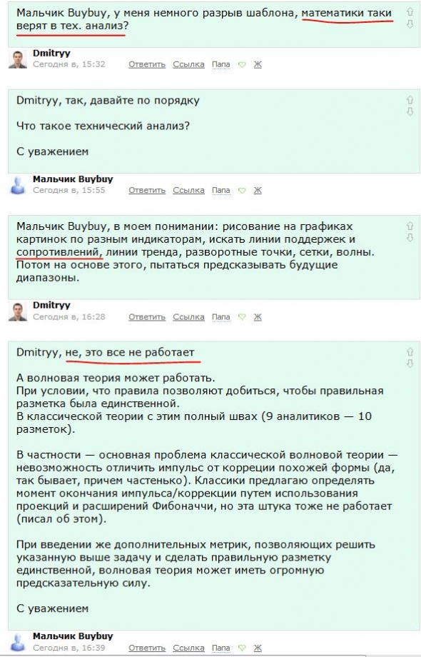 Работает ли тех.анализ?