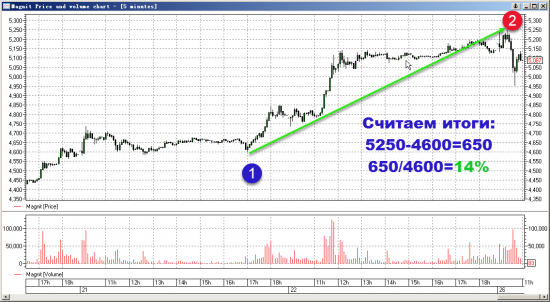 Магнит: цель выполнена. Итог +14%