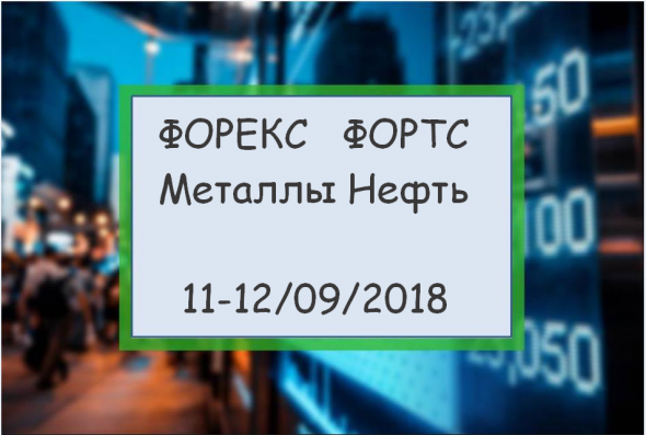 ФОРЕКС ФОРТС - Нефть Металлы обзор 11 сентября Мастерская трейдера ФОБ 2.0