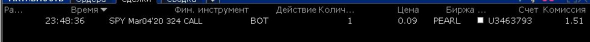 Битва Опционщиков NYSE. Отчет по текущим сделкам на 03.03.20