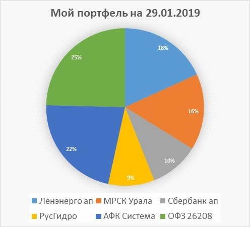 Итоги января. Обзор портфеля.