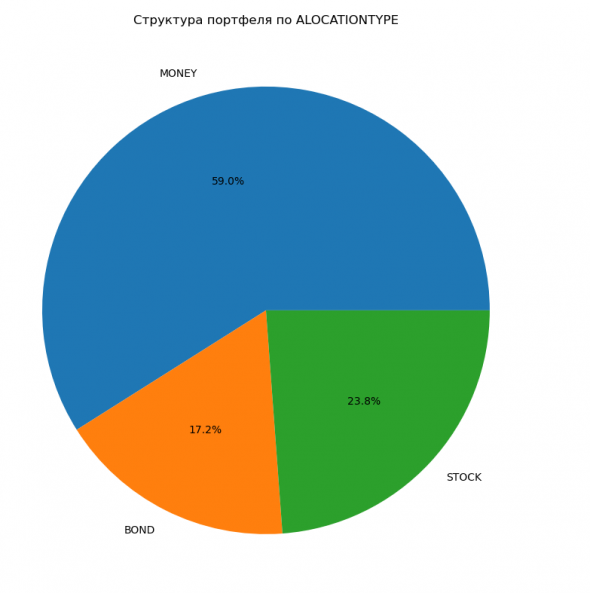 Структура моего портфеля ЛЧИ по ALOCATIONTYPE