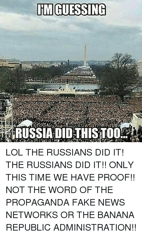 The Russians did it!