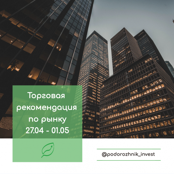 Торговая рекомендация по рынку на 27.04 - 01.05