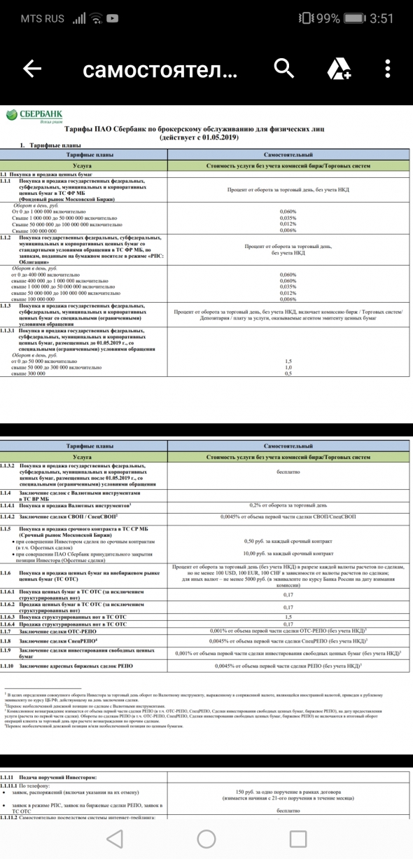 Уменьшаем комиссию в Сбербанк брокер с 0.3% до 0.06%-0.006%