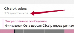 Реформа Telegram или чат CScalp слишком большой