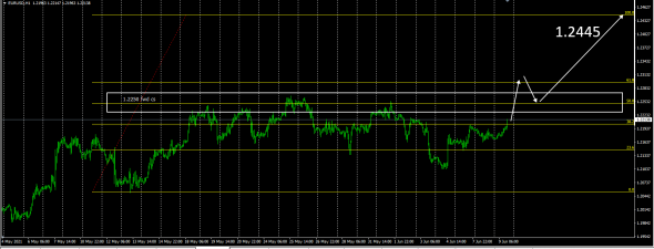 EurUsd / Формирование позиции крупным игроком .