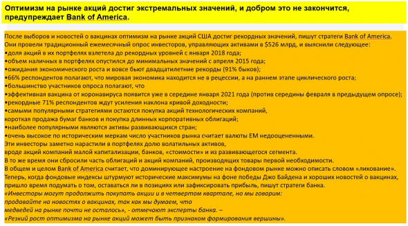 Если на рынке - одни быки, то кто же будет дальше покупать ? Обзор, прогнозы.