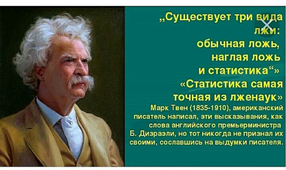 Сегодня ты живешь - сегодняшним живи vs " ..  обычная ложь, наглая ложь и статистика"