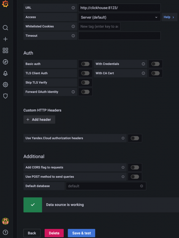 Инстурмен анализ рынка OLAP (TransaqConnector + Clickhouse + Grafana)