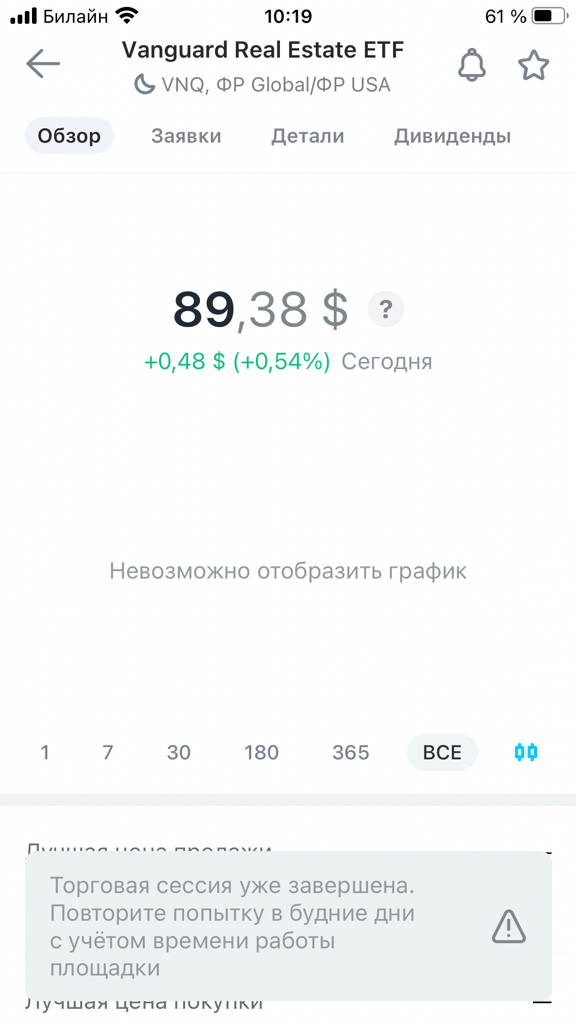 Продаём etf real estate