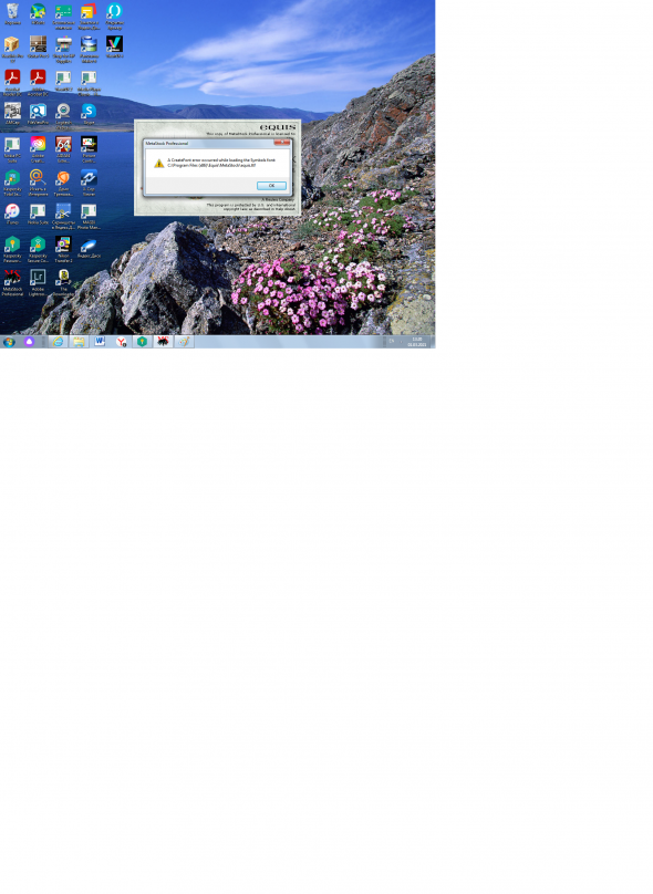 проблема с запуском MetaStock
